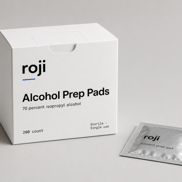 Roji Peptides ROJI-SWAB-200 vial and box