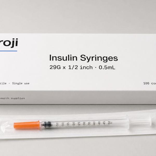 Roji Peptides ROJI-SYR-100 vial and box